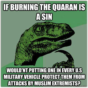 buring the quran