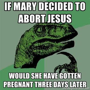 aborting jesus