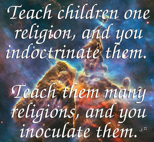 indoctrinate versus innoculate