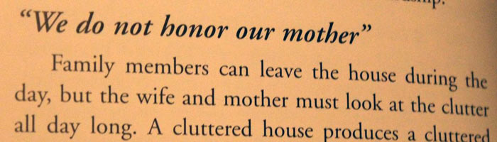 we do not honor our mother