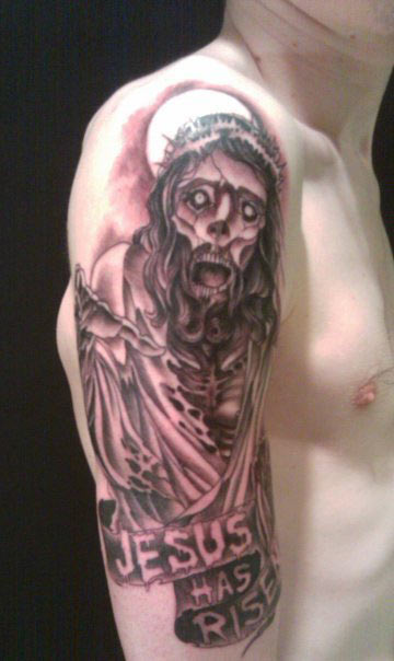 zombie jesus tattoo