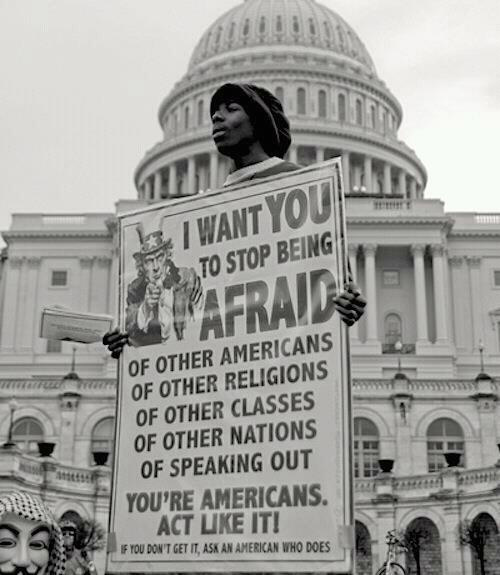 stop being afraid